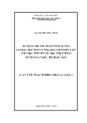 Luận văn Sử dụng phương pháp tình huống vào dạy học phần “Công dân với pháp luật” cho học sinh Trung học phổ thông huyện Pác Nặm, tỉnh Bắc Kạn