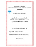 Luận văn Sự hài lòng của người dân đối với chất lượng dịch vụ y tế tại Thành phố Hồ Chí Minh