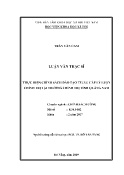 Luận văn Thực hiện chính sách đào tạo trung cấp lý luận chính trị tại Trường Chính trị tỉnh Quảng Nam