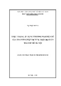 Luận văn Thực trạng áp dụng thương mại điện tử của doanh nghiệp dịch vụ trên địa bàn Thành phố Hà Nội