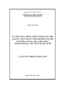 Luận văn Tổ chức hoạt động nhóm trong dạy học lịch sử Việt Nam từ năm 1930 đến năm 1954 ở trường trung học phổ thông Thành phố Hạ Long tỉnh Quảng Ninh