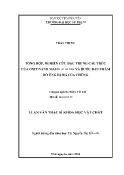 Luận văn Tổng hợp, nghiên cứu đặc trưng cấu trúc của oxit nano NiAl₂O₄, CoAl₂O₄ và bước đầu thăm dò ứng dụng của chúng