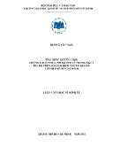 Luận văn Ứng dụng quyền chọn chứng khoán để kinh doanh và phòng ngừa rủi ro trên Sở giao dịch chứng khoán Thành phố Hồ Chí Minh