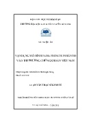 Luận văn Vận dụng mô hình Fama French 3 nhân tố vào thị trường chứng khoán Việt Nam