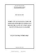 Luận văn Xác định hàm lượng chì trong máu bằng phương pháp quang phổ hấp thụ nguyên tử với kỹ thuật nguyên tử hóa bằng lò graphit