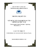 Luận văn Xây dựng sàn giao dịch sau tài chính tại Việt Nam
